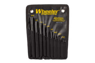 Wheeler AR-15 Roll Pin Starter Set punches feature steel construction designed to help prevent bending or breaking